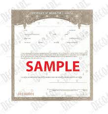 Manufacturer's Certificate of Origin - AAMVA - manufacturer certificate of origin
