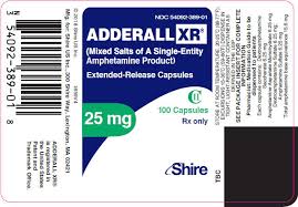 PDF - adderall xr manufacturer website