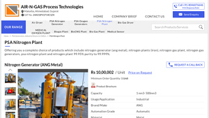 PSA Nitrogen Plant - Nitrogen Generator (ANG Metal) Manufacturer from ... - nitrogen plant manufacturer