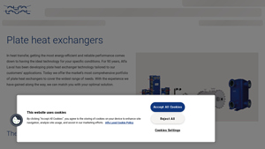 Plate heat exchangers - Alfa Laval - heat exchanger manufacturer