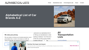 Alphabetical List of Car Brands A-Z | Car Manufacturers in Order - manufacturer of automobiles