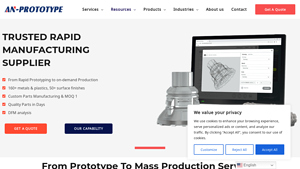 Rapid Manufacturing Services | Prototype Machining | AN-Prototype - prototype manufacturer