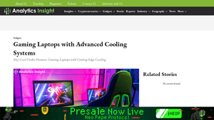 Gaming Laptops with Advanced Cooling Systems - Analytics Insight - liquid metal custom laptop manufacturer