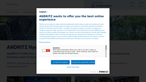 ANDRITZ HYDRO Pvt. Ltd., India - power plant equipment manufacturer
