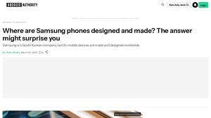 Where are Samsung phones made and designed? - Android Authority - samsung manufacturer country