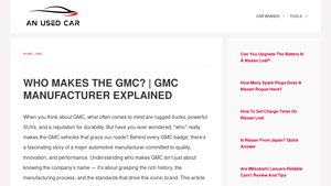 Who Makes The GMC? | GMC Manufacturer Explained [2025] - gmc manufacturer