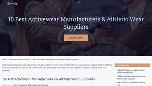 10 Best Activewear Manufacturers & Athletic Wear Suppliers - sportswear clothing manufacturer