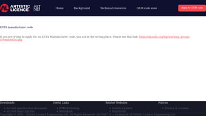 ESTA manufacturer code - Art-Net - esta manufacturer id