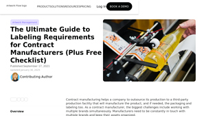 The Ultimate Guide to Labeling Requirements for Contract Manufacturers ... - manufacturer label