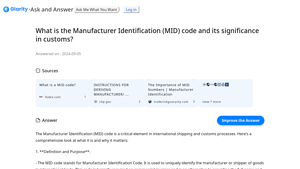What is the Manufacturer Identification (MID) code and its significance ... - esta manufacturer id