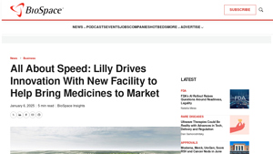 All About Speed: Lilly Drives Innovation With New Facility to Help ... - lilly manufacturer