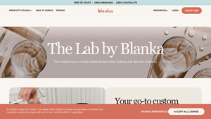Private Label Cosmetic Product Development | Blanka Brand - skincare manufacturer