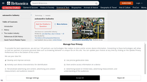 automotive industry - Encyclopedia Britannica - manufacturer of automobiles