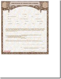 Buy Manufacturer Certificate of Origin's - MCO/MSO Paper, Templates, Labels - manufacturer certificate of origin