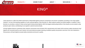 King® - Scripto - Calico Brands - lighter manufacturer