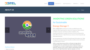 SPEL | India's First Manufacturers of Supercapacitors, Lithium ion ... - spell manufacturer