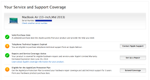 Check Your Service and Support Coverage - Apple Support - manufacturer warranty