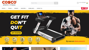 Cosco Sports Equipment | Cosco Fitness Equipment India - gym equipment manufacturer