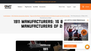 1911 Manufacturers: 15 Best 1911 Manufacturers of 2024 - Craft Holsters - m1911 pistol manufacturer