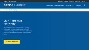 About Cree Lighting - Cree Lighting - led manufacturer