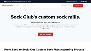 Custom Sock Manufacturers in USA - Sock Club - socks manufacturer