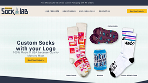 Shop Custom Socks Made 100% in USA | Custom Sock Lab - socks manufacturer