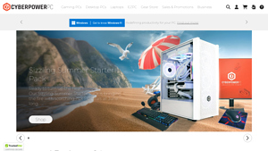 CyberPowerPC UK - The Best Gaming PC Builders in the UK - liquid metal custom laptop manufacturer