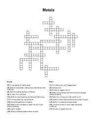 Major metals manufacturer - crossword puzzle clues & answers - Dan Word - major metals manufacturer