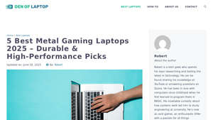 5 Best Metal Gaming Laptops 2025 - Den of Laptop - liquid metal custom laptop manufacturer