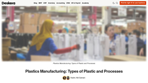 Plastics Manufacturing: Types of Plastic and Processes - Deskera - plastic product manufacturer