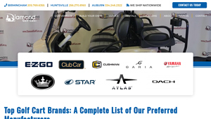 Golf Cart Brands | Our Top Choices & Recommendations - Diamond Golf Cars - golf cart manufacturer