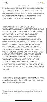 Frequently Asked Questions - PlayStation® - playstation manufacturer warranty
