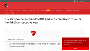 Ducati dominates the MotoGP and wins the World Title for the third ... - ducati motogp racing manufacturer team