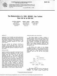 The Modernization of a 1965, MS5001, Gas Turbine - rotor ms5001 pa manufacturer