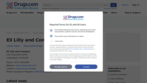 Eli Lilly and Company Company Information - Drugs.com - lilly manufacturer