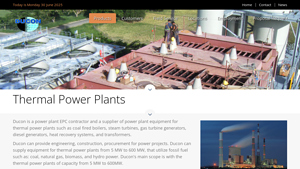 Turnkey Power Projects | Power Plant Equipment Manufacturers | Ducon - power plant equipment manufacturer