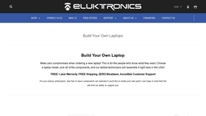 Build Your Own Laptops - Eluktronics - liquid metal custom laptop manufacturer