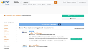 Power Plant Equipment Suppliers & Manufacturers - power plant equipment manufacturer