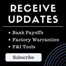 Factory Warranty List | Automotive Manufacturer Warranties - F&I Tools - manufacturer warranty