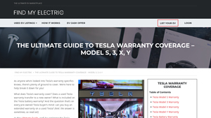 The Ultimate Guide to Tesla Warranty Coverage - Model S, 3, X, Y - tesla manufacturer warranty
