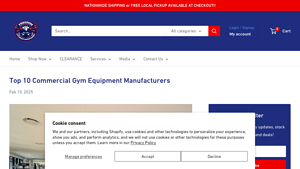 Top 10 Commercial Gym Equipment Manufacturers - gym equipment manufacturer