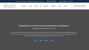 Industrial & Commercial Generator Solutions - Generator Source - generator manufacturer