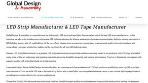 LED Strip Manufacturer & LED Tape Manufacturer - globaldesignassembly.com - led strip manufacturer