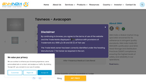 BUY Tavneos - Avacopan 10mg Capsule online at GNH India. - tavneos manufacturer