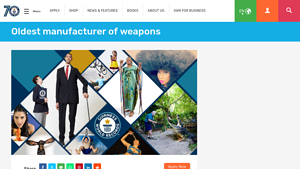 Oldest manufacturer of weapons - Guinness World Records - oldest gun manufacturer
