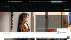 Canadian Activewear - Wholesale Athletic Wear Manufacturer in Canada - sportswear clothing manufacturer