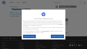 Telephone numbers - HP - hp manufacturer
