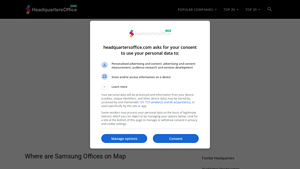 Samsung Headquarters and Office locations - samsung manufacturer country
