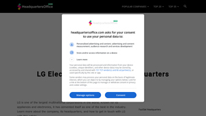 LG Electronics USA, Inc. Headquarters + Address, Contact - lg manufacturer