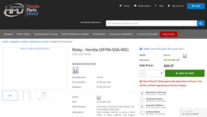 2003-2025 Honda Relay 39794-SDA-902 | Honda Parts Direct - honda relay manufacturer